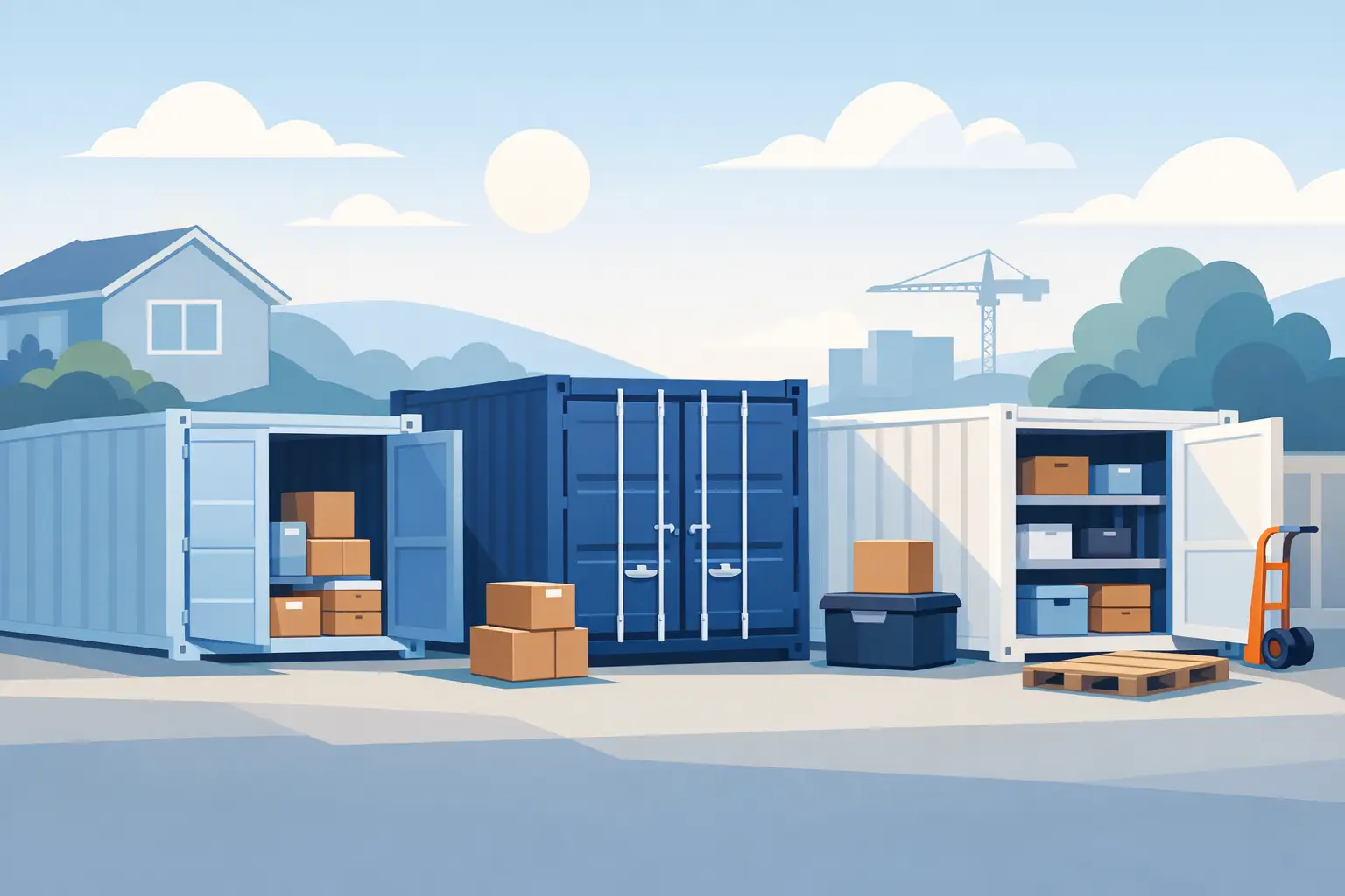 Home Storage Containers for Flexible On-Site Space