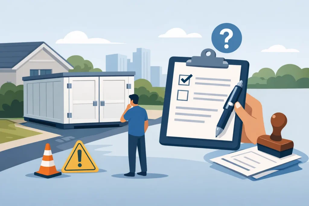 Portable Storage Permits: Do You Need One?