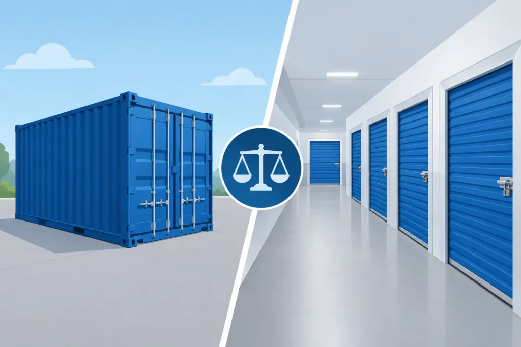 Shipping Containers Versus Storage Lockers Compared