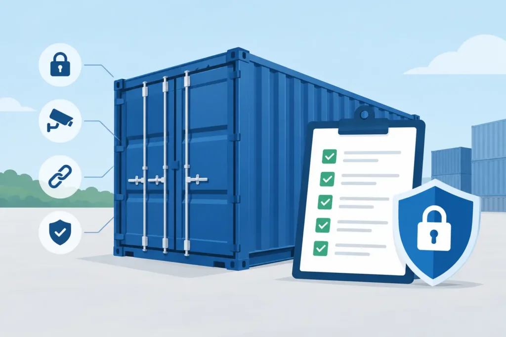 Secure Container Features Checklist for Rentals